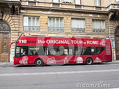 Rome tour bus