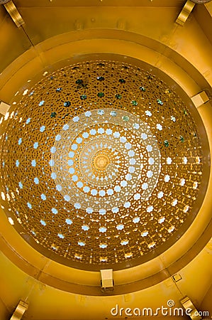 Roof of arabic dome