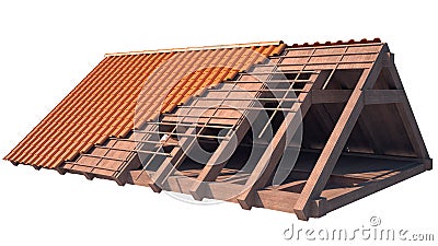 Roof Structure Stock Image - Image: 15385151