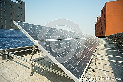 Rooftop solar power station