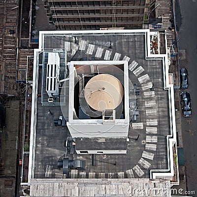 Rooftop Water Towers on NYC Buildings