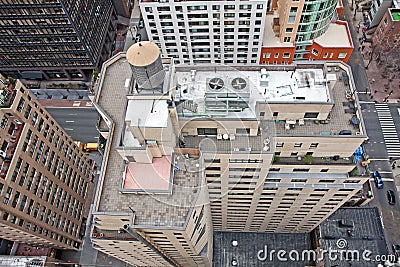 Rooftop Water Towers on NYC Buildings