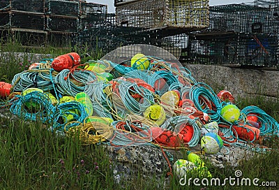 Rope and buoys