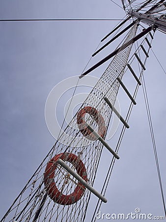 Ropes on a pirate ship