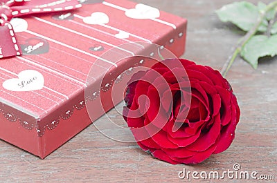 Roses and gifts on the occasion of Valentine s Day.