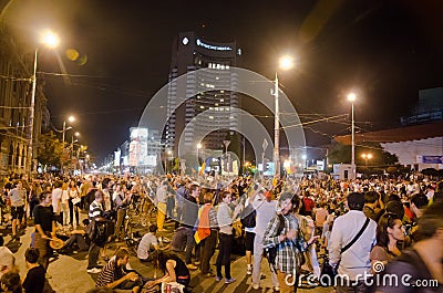 Rosia Montana Protest in Bucharest,Romania - 08 September(3)