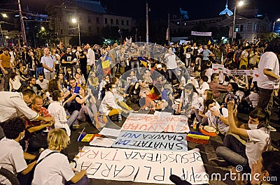 Rosia Montana Protest in Bucharest,Romania - 08 September(6)