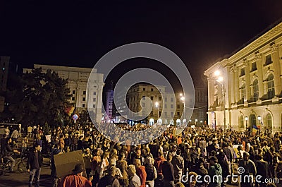 Rosia Montana Protest in Bucharest,Romania(2)