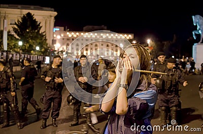 Rosia Montana Protest in Bucharest,Romania(8)
