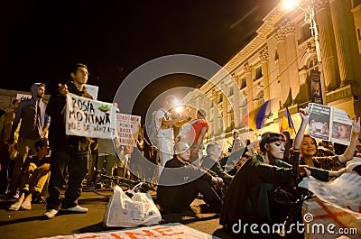 Rosia Montana Protest in Bucharest,Romania(10)