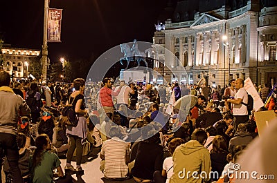 Rosia Montana Protest in Bucharest,Romania(11)