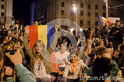 Rosia Montana Protest in Bucharest,Romania(15)