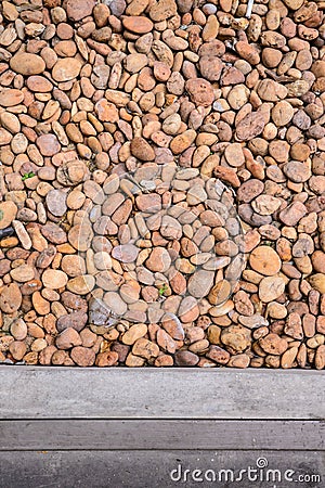 Round pebble stones