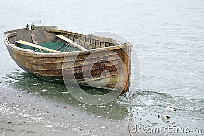 Rowed To Shore Royalty Free Stock 