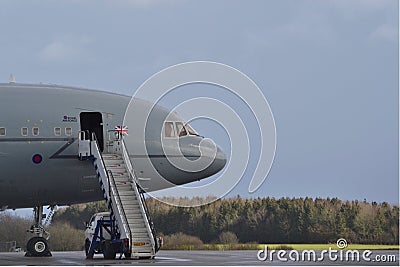 Royal Air Force ZD952 Airplane on runway