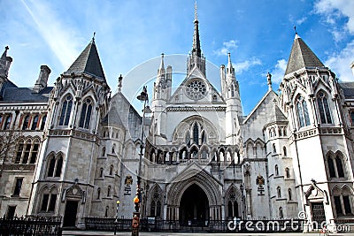 Royal Courts of Justice in London