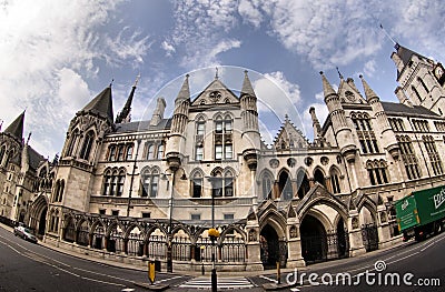 Royal Courts of Justice in London