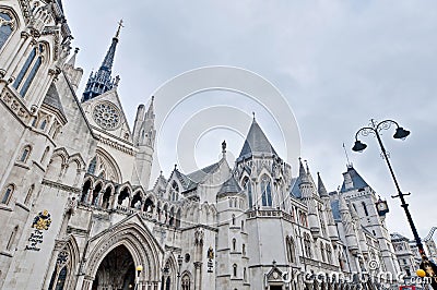 Royal Courts of Justice at London, England