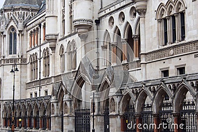 Royal Courts of Justice in London