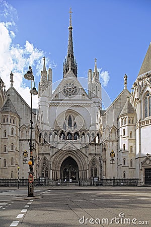 Royal Courts of Justice, Strand, London, England