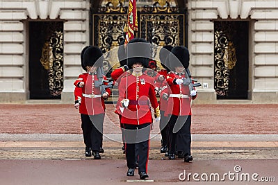 A Royal Guard at Buckingham Palace