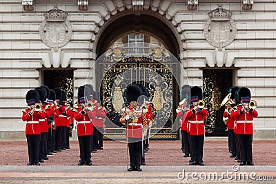 A Royal Guard at Buckingham Palace