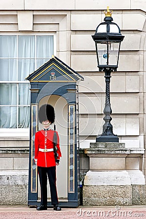 Royal guard at Buckingham Palace