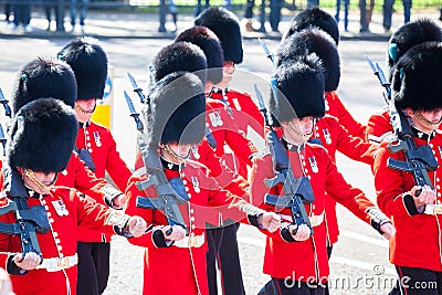 Royal guard at Buckingham palace