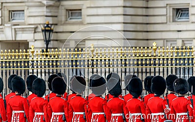 Royal guards at Buckingham Palace