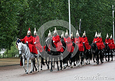 Royal Horse Guards in London