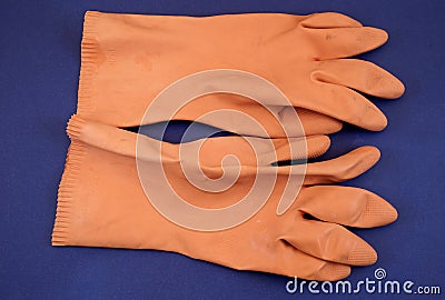 Rubber gloves