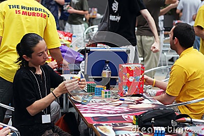 Rubik`s cube competition