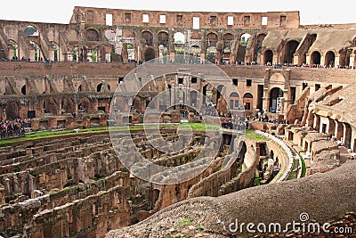 Ruins of the Colosseum, Rome, Italy