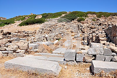 Ruins on the island of Crete, Greece, Europe
