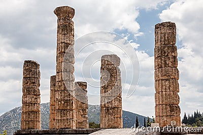 Delphi Greece Temple