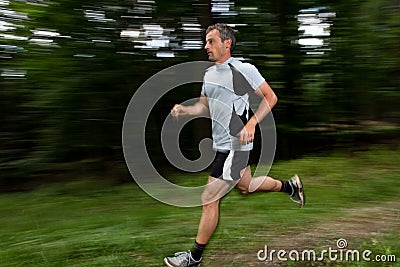 Running athlete