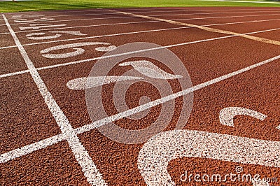 Running Lanes on a Track
