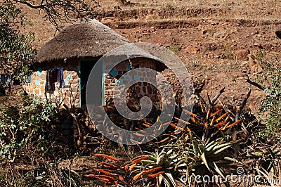 Rural home in South Africa