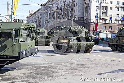 Russian army parade