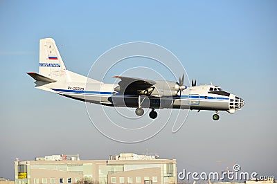 Russian Federation Air Force plane landing