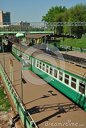 Russian high-speed passenger train