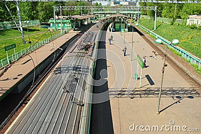 Russian high-speed passenger train