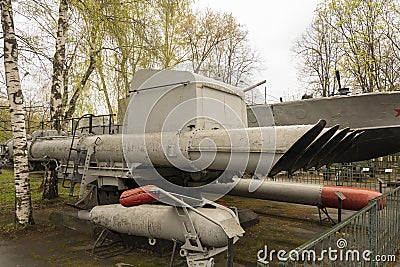 Russian Military Anti Boat Torpedo Launcher