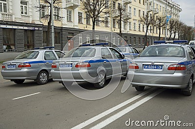 Russian police cars