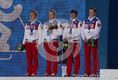 Russian women s biathlon team