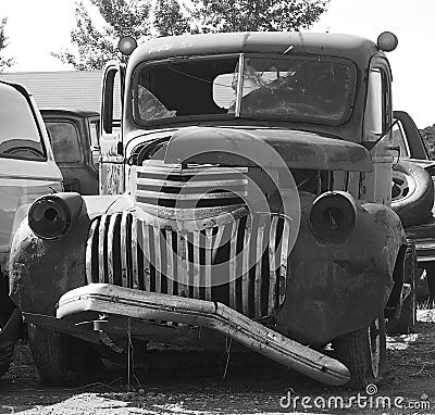 Rusted Out Antique Cars