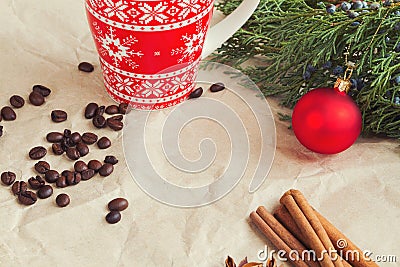 Rustic Christmas background