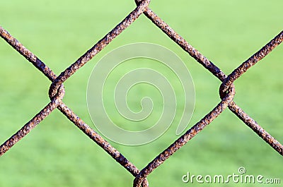 Rusty Chain Link Fence