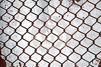 A Rusty grid structure background