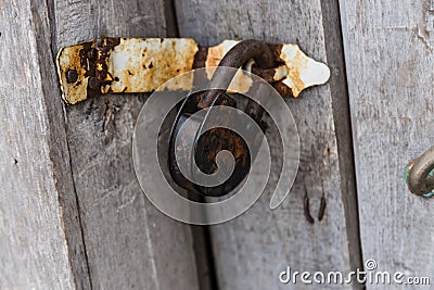 Rusty lock